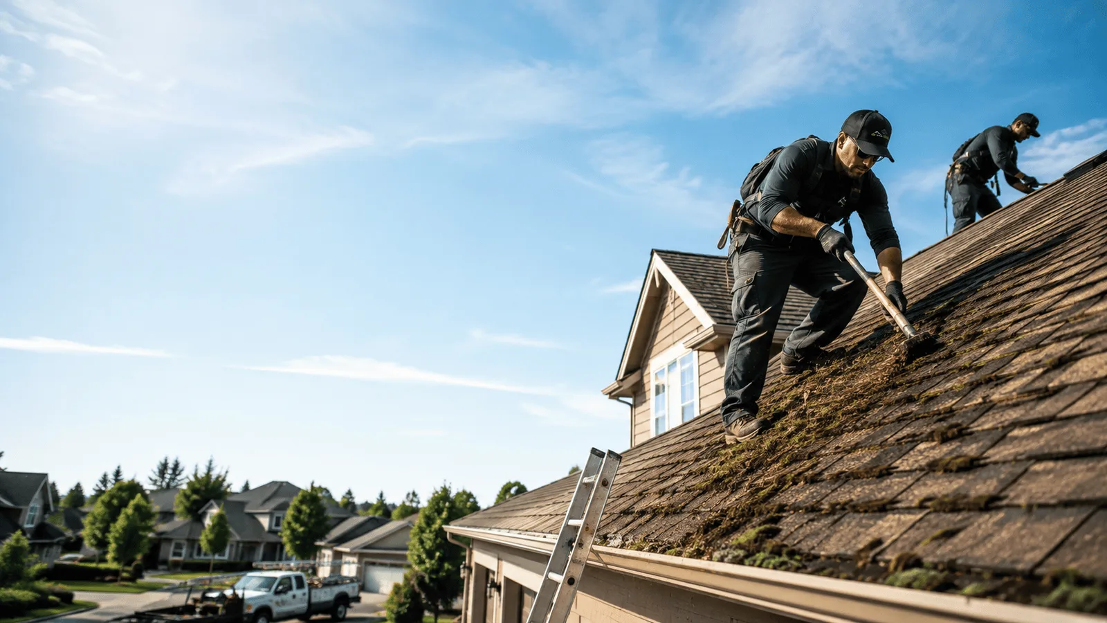 Roof Moss Removal in Lakeville, PA near me